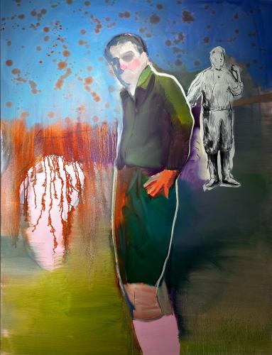 Jakub Čuška, Owner, oil on canvas, 2023, 180×140 cm